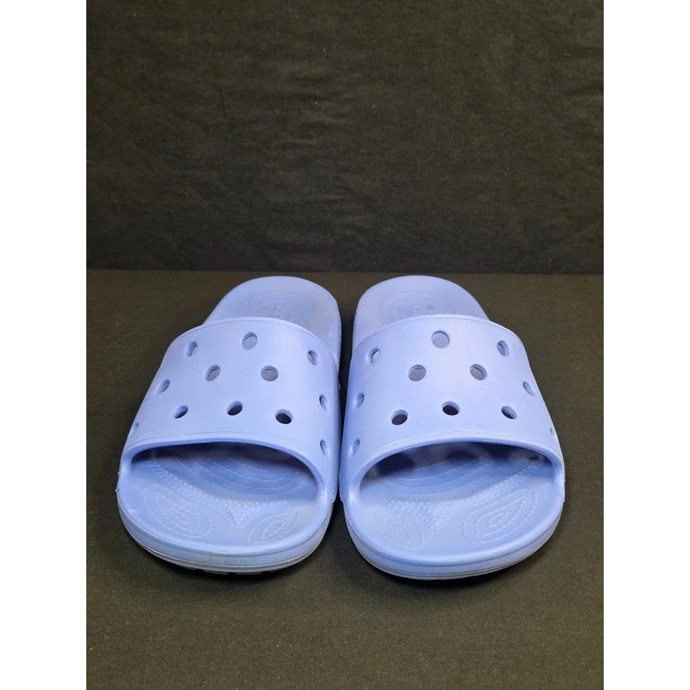 Crocs Classic Slide Mens 9 Womens 11 Periwinkle‎ Blue Sandals 206121
